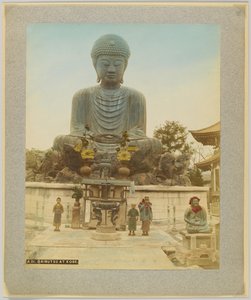 Daibutsu Kobessa, Japanissa (käsinvärinen mustavalkokuva) tekijältä Japanese Photographer