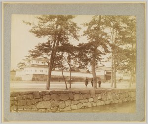 Nijōn linna, Kioto, Japani (m/w kuva) tekijältä Japanese Photographer