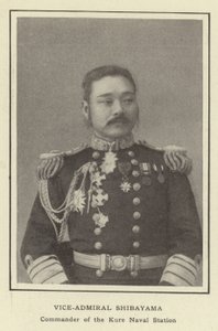 Vara-amiraali Shibayama, Kuren laivastoaseman komentaja tekijältä Japanese Photographer