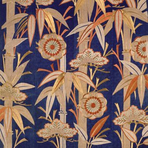 Buddhalaisen temppelin alttarikangas, Edo-kausi (1600-1868) 1805 (silkki) tekijältä Japanese School