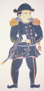 Commodore Perry Japanissa - vaikutelma japanilaisesta taiteilijasta tekijältä Japanese School