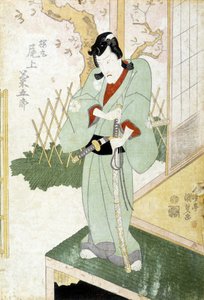 Japanilainen printti: Samurai, n.d. tekijältä Japanese School