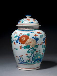 Kannen purkki, n.1670-80 (kakiemon-posliini)