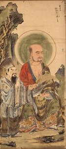 Juroku Rakan, buddhalainen viisas, Tosa-koulu tekijältä Japanese School