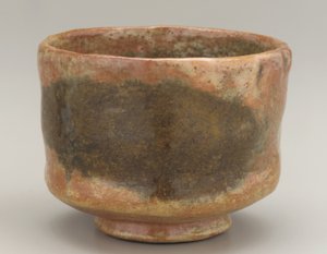 Matala lieriömäinen teekulho, Kioto, Kyoto-fu, Edo-kausi, 1800-luvun ensimmäinen puolisko (keraaminen) tekijältä Japanese School