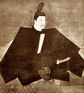 Minamoto no Yoritomo (painettu) tekijältä Japanese School