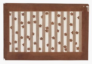 Paperistensiili (katagami), 1800-luvun loppu (kakilla käsitelty Mulberry-kuoripaperi mehu ja silkkilanka) tekijältä Japanese School