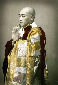 Šintopapin muotokuva, n. 1880 tekijältä Japanese School