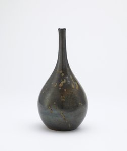 Sakepullo, Imbe, Okayaman prefektuuri, Edo-kausi, 1600-luvun loppu - 1700-luvun alku (kivitavara punaisella lippaalla ja puutuhkalasite)