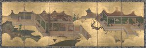 Kohtauksia Genjin tarinasta, 1625-60 tekijältä Japanese School