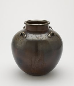 Teelehtien säilytyspurkki, Imbe, Okayaman prefektuuri, Edo-kausi, 1700-1800-luku (keraaminen) tekijältä Japanese School