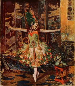 Tamara Karsavina. Jugend-lehden kansi, 1914 tekijältä Jaques Èmile Blanche