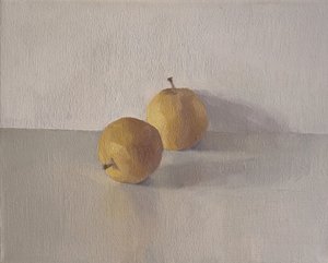 Kiinalaisia päärynöitä, 2004 (öljy kankaalle)