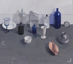 Still Life with Shell, 2024 (öljyä kankaalle)