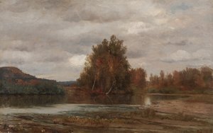 Harmaa päivä Esopuksella tekijältä Jasper Francis Cropsey
