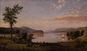 Greenwood Lake, New Jersey, 1866 tekijältä Jasper Francis Cropsey