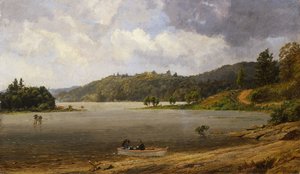 Wawayanda Lakella, New Jerseyssä, 1873 tekijältä Jasper Francis Cropsey