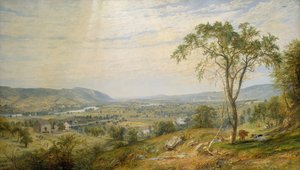 Wyomingin laakso, 1865. tekijältä Jasper Francis Cropsey