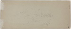 Näkymä vuorelle [verso] tekijältä Jasper Francis Cropsey