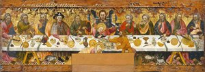 Viimeinen ehtoollinen, n. 1370-1400 (tempera puulla)