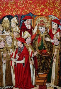 Fabianin (d.c.250) valinta paaviksi tekijältä Jaume Huguet