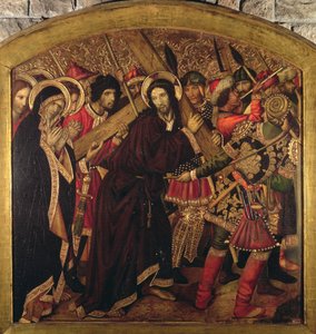 Tie Golgatalle, Blanquers Altarpiece tekijältä Jaume Huguet