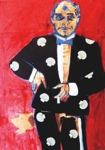 Provence, 2008 (sekatekniikka akvarellipaperille paneeliin kiinnitettynä ja resepti kääntöpuolella).
