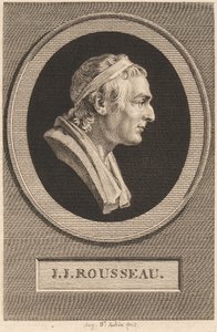 Jean-Jacques Rousseau tekijältä Jean-Antoine Houdon