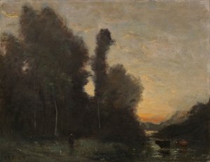 Maisema, iltatunnelma