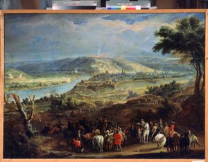 Namurin piiritys vuonna 1692 (The Siege of Namur vuonna 1692). Louis XIV:n ja Vaubanin piiritys kaupungin 29. toukokuuta - 30. kesäkuuta 1692. Jean-Baptiste Martinin maalaus (Jean Baptiste Martin