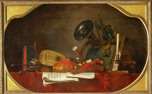 Les attributs de la musique - musiikin attribuutit, 40-12-16/28:n seuralainen teos, yksi kolmesta Chateau de Choisy