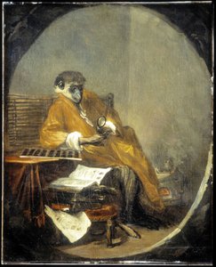 Apina - kirjoittanut J.B. Chardin tekijältä Jean Baptiste Simeon Chardin