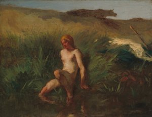 Der Badende von Jean-Francois Millet