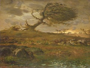 Tuulen puuska tekijältä Jean Francois Millet