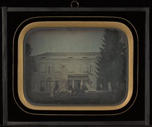 Ryhmäkuva Jean-Gabriel Eynardin maalaistalossa Beaulieussa tekijältä Jean Gabriel Eynard