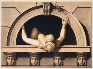 Hän on vapaa (Il est Libre), c. 1798 (akvarelli paperille)