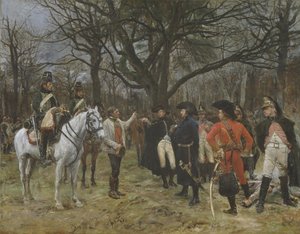 Tietoja - Kenraali Desaix ja talonpoika tekijältä Jean Louis Ernest Meissonier