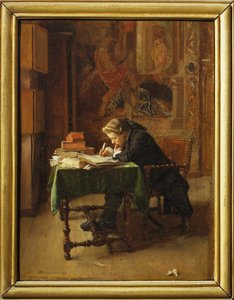 Jeune homme travaillant - Nuori mies töissä ... tekijältä Jean Louis Ernest Meissonier