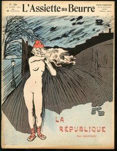 Kansi "" "L’Assiette au Beurre"", numero 224, Satiric in Colors tekijältä Jean Geoffroy