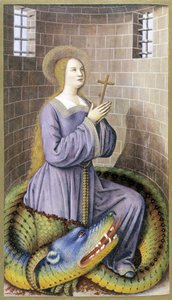 Saint Margaret Jean Bourdichonin mukaan, "Bretagnen Annen tunnit"