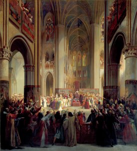Pariisin osavaltion kenraali, 1328, 1800-luvun puoliväli. tekijältä Jean Alaux
