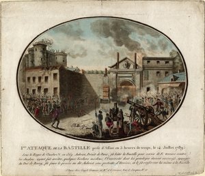 Bastillen myrsky 14. heinäkuuta 1789 1789 tekijältä Jean Alexis Cornu