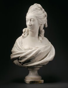 Pangen kreivitär Anne-Marie-Louise Thomas de Domangeville de Sérillyn rintakuva, 1780 tekijältä Jean Antoine Houdon