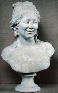 Madame Houdonin rintakuva, 1786 (kipsi) tekijältä Jean Antoine Houdon