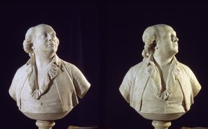 Giuseppe Balsamon (1743-95) muotokuva, Cagliostron kreiviksi kutsuttu (marmori)