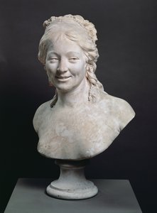 Taiteilijan vaimon Madame Houdonin muotokuva 1786 (kipsi)
