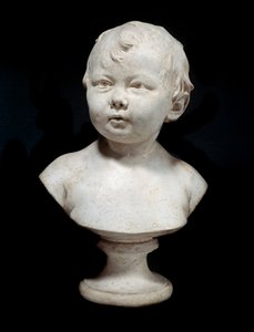 Sabine Houdon kymmenen kuukauden ikäisenä Jean Antoine Houdonin (1741-1828) rintakuva kipsissä 1788 Pariisi, Musee du Louvre tekijältä Jean Antoine Houdon