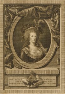 Marie Antoinette, Itävallan herttuatar tekijältä Jean Antoine Pierron
