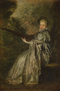 La Finette (pari 15958) tekijältä Jean Antoine Watteau