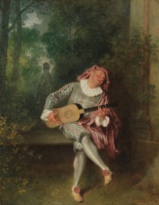 Mezzetin, n. 1718-20. tekijältä Jean Antoine Watteau